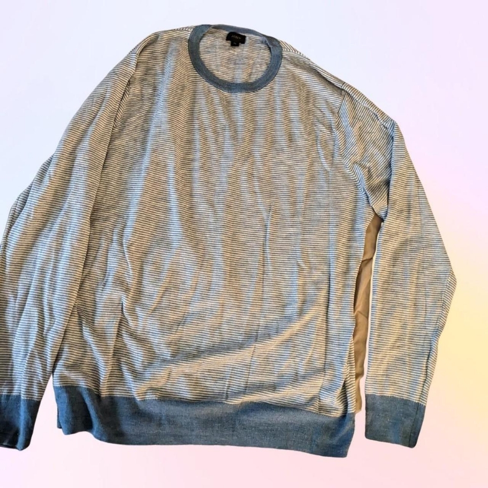 J.crew blue sweater-- size men's XL